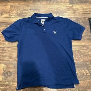 Beverly‎ Hills Polo Club Men's Blue Polo Shirt Short Sleeve Casual Top